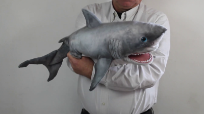 Folkmanis Great White Shark Hand Puppet Demo