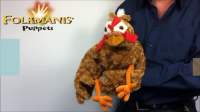 Folkmanis Chicken Hand Puppet Demo 2