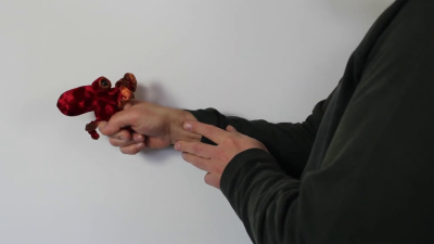 Folkmanis Mini Red Octopus Finger Puppet Demo