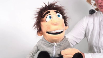 Living Puppets hand puppet Mr. Sunday Demo