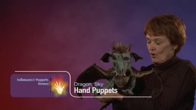 Folkmanis Sky Dragon Hand Puppet Demo