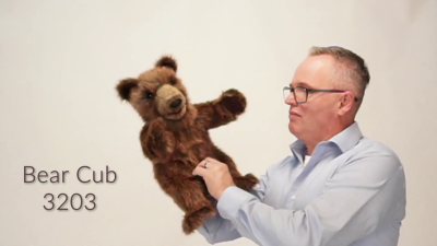 Folkmanis Bear Cub Hand Puppet Demo