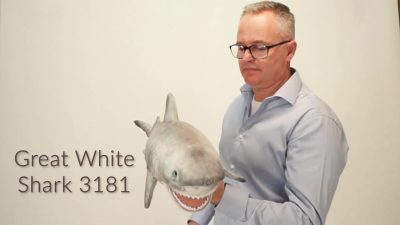 Folkmanis Great White Shark Hand Puppet Demo 2