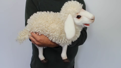 Folkmanis Woolly Sheep Hand Puppet Demo