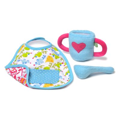 Feeding kit (drinking cup, spoon, bib) for Rubens Babies by Rubens Barn