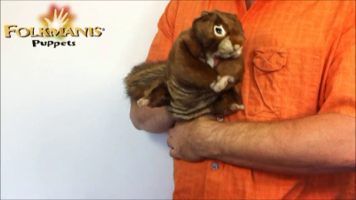 Folkmanis Red Squirrel Hand Puppet Demo 2