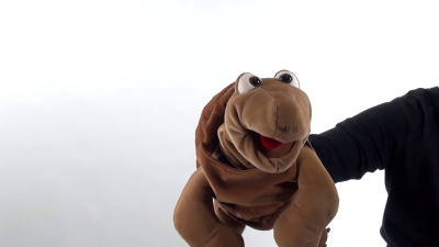 Living Puppets hand puppet Sammy the turtle Demo 2