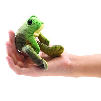 Folkmanis Mini Sitting Frog Finger Puppet