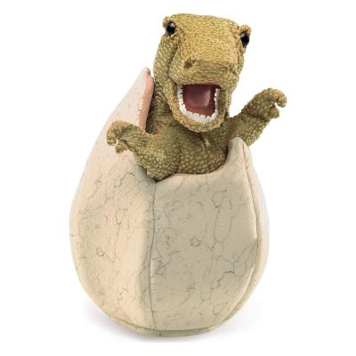 Folkmanis Dinosaur Baby in Egg Hand Puppet