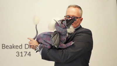 Folkmanis Beaked Dragon Hand Puppet Demo 2