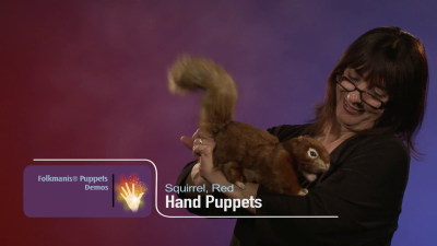 Folkmanis Red Squirrel Hand Puppet Demo