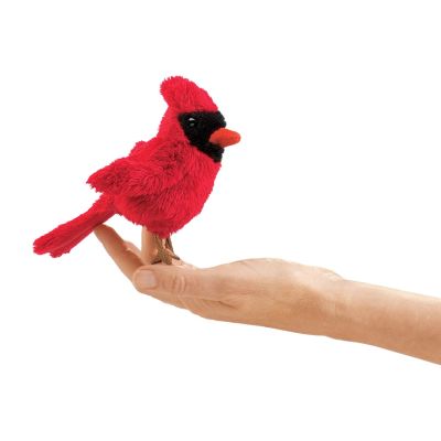 Folkmanis Mini Cardinal Finger Puppet