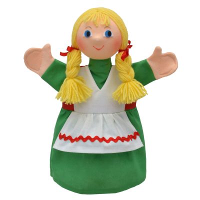 Punch and Judy Gretel (Blonde) Hand Puppet - munabo