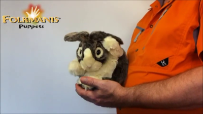 Folkmanis Dutch Rabbit Hand Puppet Demo 2