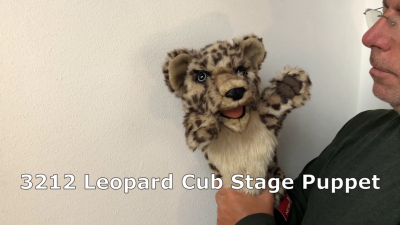 Folkmanis Leopard Cub Hand Puppet (Stage Puppet) Demo