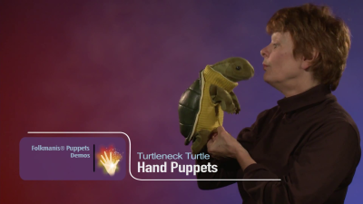 Folkmanis Turtleneck Turtle Hand Puppet Demo